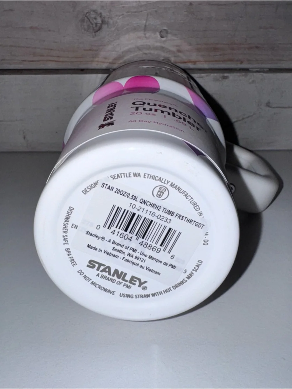 Stanley x Target 20oz Quencher - Frost Heart Gradient - Valentines NWT Release - Picture 8 of 8